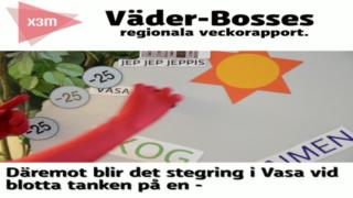 Väder-Bosse: Väder-Bosse om vad man ser fram emot i svenskfinland: 27.01.2017 09.34
