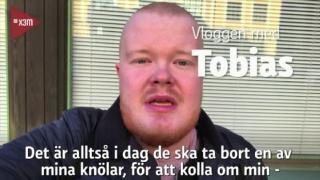 Tobias Sjöman - Ung med cancer: Opererad på bröstkirurgiska avdelningen