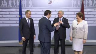 Juncker Riian huippukokouksessa 2015: 16.09.2016 13.25