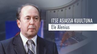 Poliitikko, puoluejohtaja, pankinjohtaja Ele Alenius