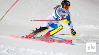 Världscupen i alpint, damer slalom åk 2 (svenskt referat): 20.11.2021 15.35