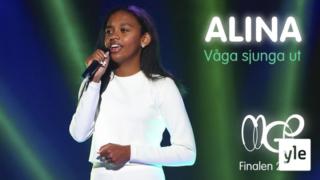 Alina framför sin låt Våga sjunga ut (S): 11.02.2021 12.00