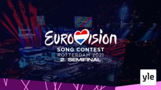 Eurovision Song Contest 2021 semifinal 2 (ruotsinkielinen selostus) : 21.05.2021 00.07