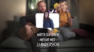 Märta och simon messar med Li Andersson: 05.04.2019 13.00