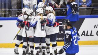 VM i ishockey för damer, semifinal USA - RUS (svenskt referat): 13.04.2019 22.31
