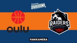 Oulu Basketball - Raiders Basket, Fanikamera - Oulu Basketball - Raiders Basket, Fanikamera 12.12.