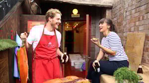 Rentoa ruokaa Lontoossa