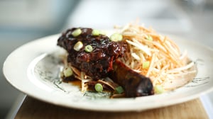 Rentoa ruokaa Lontoossa