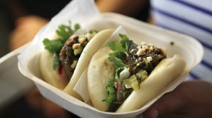 Rentoa ruokaa Lontoossa