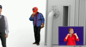 Hommat hoituu (viittomakielelle tulkattuna)