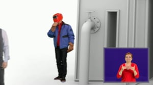 Hommat hoituu (viittomakielelle tulkattuna)