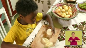 Sormilla vai puikoilla (viittomakielelle tukattuna): Sormilla vai puikoilla