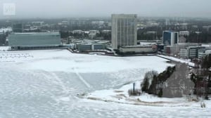 Meidän maamme - Vårt land: Espoon Keilaniemen futuristinen maisema ilmakuvissa