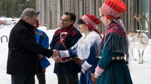 Yle Uutisluokka Triplet: Presidentin vierailu kruunasi saamelaisten kansallispäivän juhlan