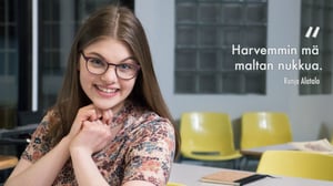 Uusi Päivä: UPplus: UPplus: Noin 20 kysymystä Ronja Alatalolle