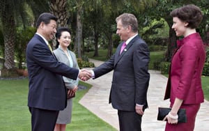 Yle Uutisluokka Triplet: Suomea kadehditaan Kiinan presidentin vierailusta
