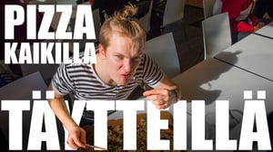Tume näläs: Pitsa kaikilla täytteillä