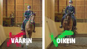 Ratsaille: Hevosen taivuttaminen