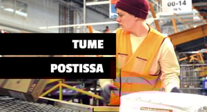 Tume oikeissa töissä: Postissa