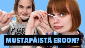 Emma ja Milla testaa: Mustapäistä eroon hammaslangalla?