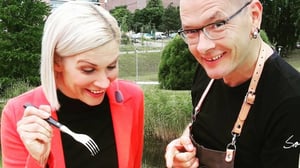 Samin grilli: Kesäkurpitsa-poronpaistivartaat