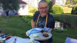 Samin grilli: Samin grillissä karitsanfilettä