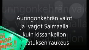 Oi maamme!: Auringonkehrä