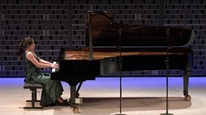 IV kansainvälinen Maj Lind -pianokilpailu: So Hyang In (KR). Alkuerä - Preliminary round.