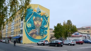 Yle Uutisluokka Triplet: Katutaide näkyy nyt kerrostalojen seinillä