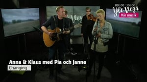 Vår Musik - video: Anna & Klaus i en radio show med Pia och Janne