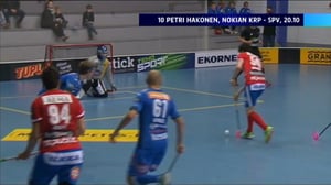 Urheilujuttuja: Salibandyliigan viikon komemmat maalit: 27.10.2015 21.25