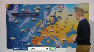 Sääennusteita: Sääennuste klo 9.00: 30.10.2015 09.00