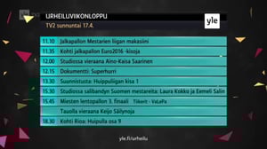 Urheiluviikonloppu: 17.04.2016 11.00