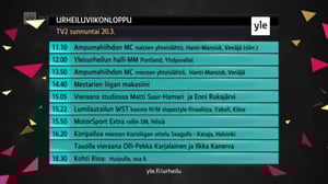 Urheiluviikonloppu: 20.03.2016 11.00