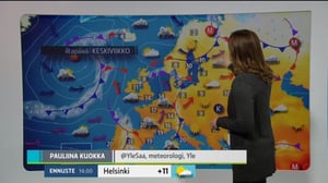 Sääennusteita: Sääennuste klo 9.00 (S): 04.11.2015 10.29