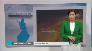 Sääennusteita: Sääennuste klo 18 (S): 12.11.2015 19.06