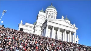 Klassinen: Helsingin Senaatintori 8.12.2015: Sibeliuksen Finlandia-hymni: 08.12.2015 14.36