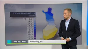 Sääennusteita: Sääennuste klo 1800 (S): 11.12.2015 19.01