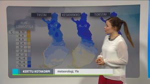 Sääennusteita: Sääennuste klo 18 (S): 14.12.2015 18.49