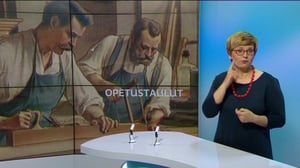 Yle Uutiset Viikko viitottuna: Kuurojen opetustaulut esillä Työväenmuseo Werstaassa Tampereella: 22.12.2015 10.55
