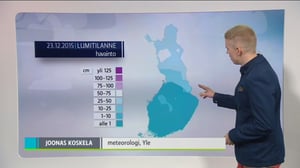 Sääennusteita: Sääennuste klo 18.00 (S): 23.12.2015 18.25