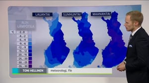 Sääennusteita: Sääennuste klo 18.00 (S): 01.01.2016 18.11