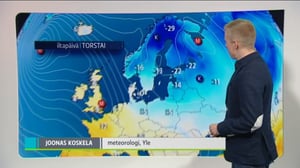 Sääennusteita: Sääennuste klo 18 (S): 07.01.2016 18.27