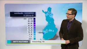 Sääennusteita: Sääennuste 1800 (S): 09.01.2016 18.21