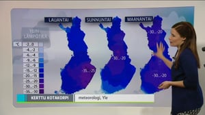 Sääennusteita: Sääennuste klo 18 (S): 15.01.2016 18.33