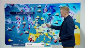 Sääennusteita: Sääennuste klo 9.00 (S): 20.01.2016 09.19