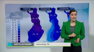 Sääennusteita: Sääennuste klo 18 (S): 20.01.2016 18.34