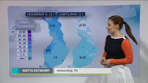 Sääennusteita: Sääennuste klo 18 (S): 21.01.2016 18.51