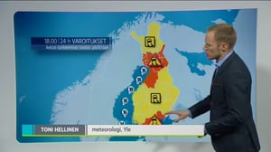 Sääennusteita: Sääennuste klo 18 (S): 11.02.2016 19.12