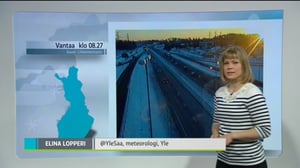 Sääennusteita: Sääennuste klo 9.00: 16.02.2016 09.24